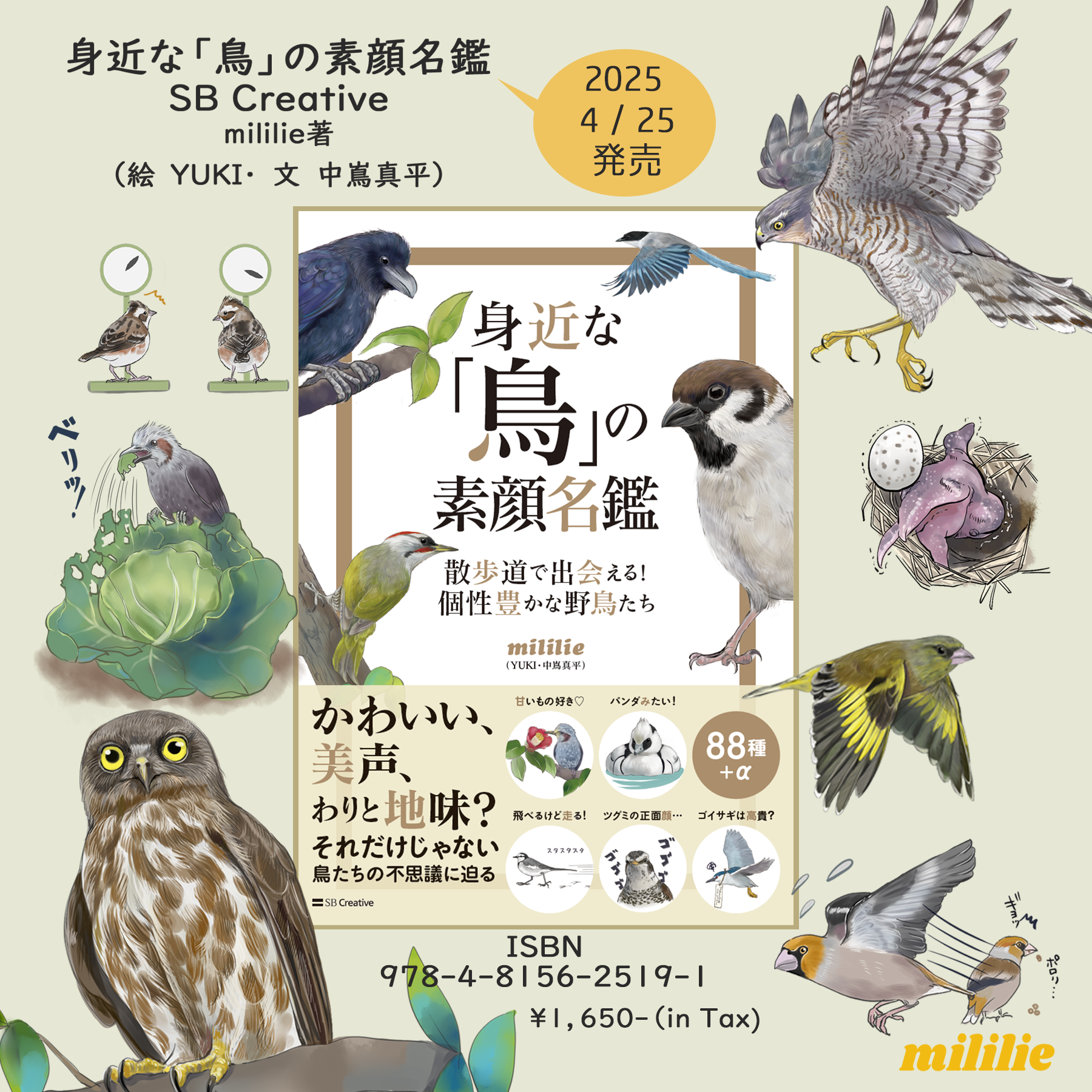 身近な「鳥」の素顔名鑑の内容紹介